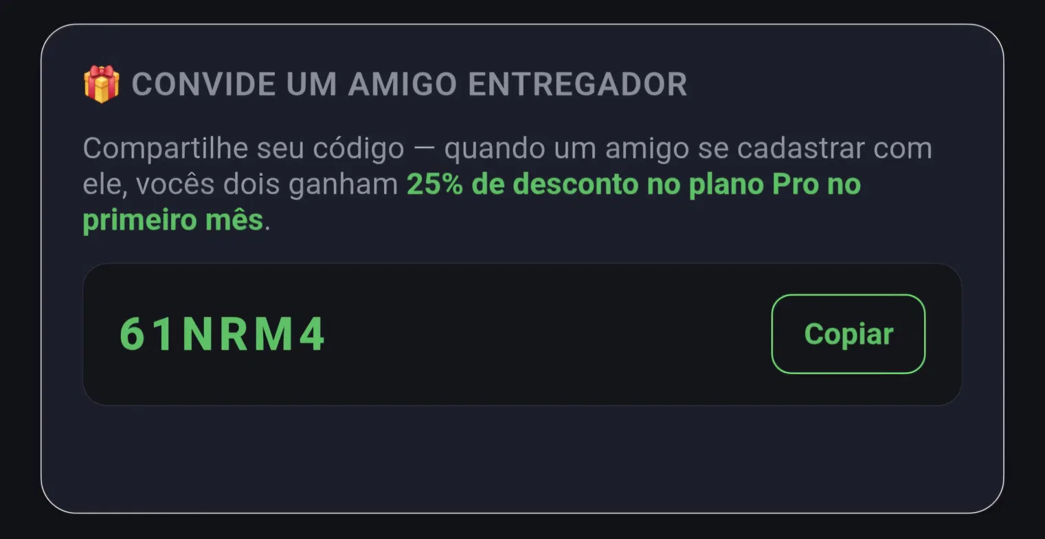 Cupom de indicação